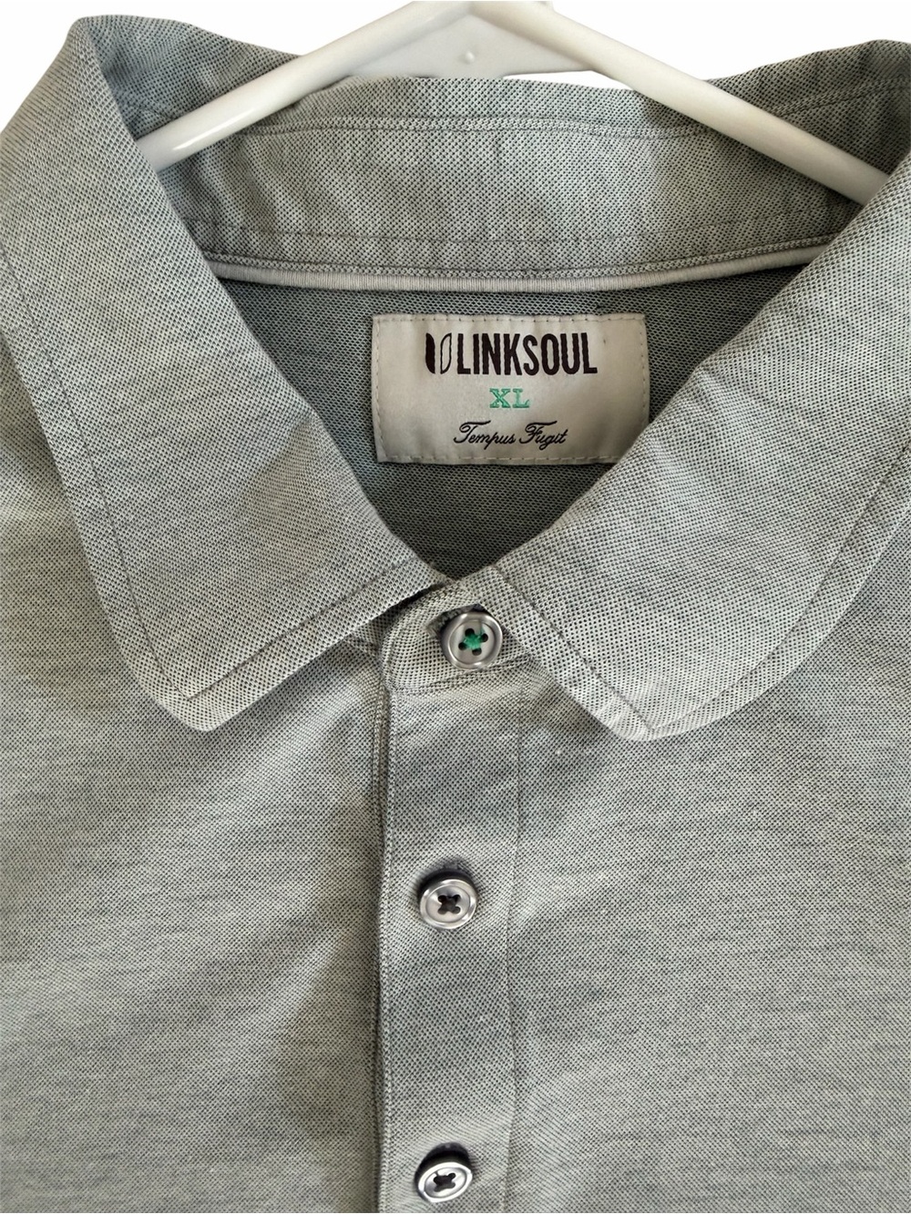 Linksoul Men's Tempus Fugit Performance Polo - Picture 3 of 5